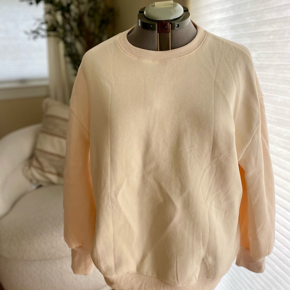 Cream Crewneck Sweatshirt